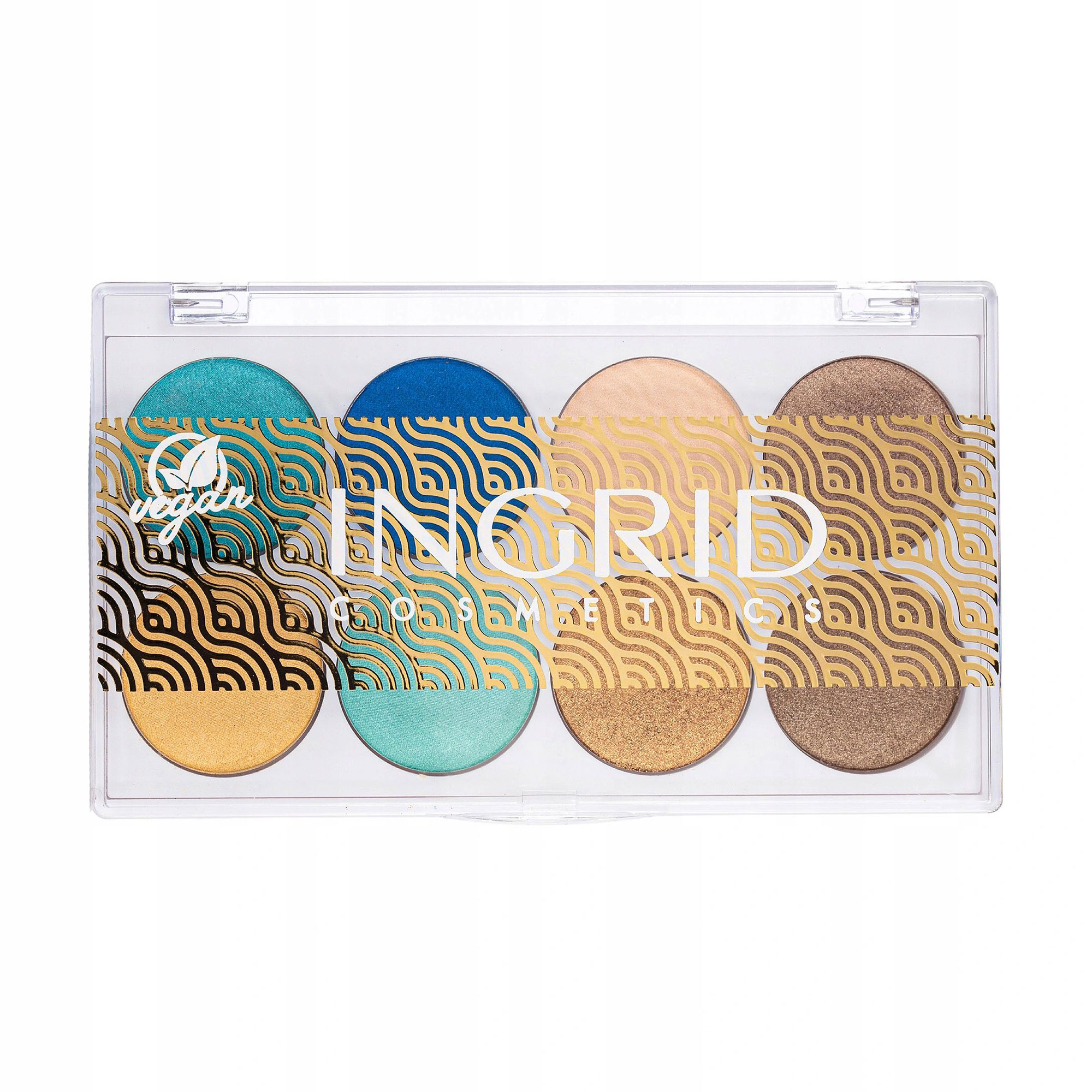 Палетка тіней для повік Ingrid Cosmetics Bali Eyeshadows Palette Blue Lagoon, 9.5 г